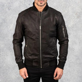 Baron-MA-1-Distressed-Black-Mens-Leather-Bomber-Jacket