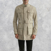Dorian Off-White Suede Jacket