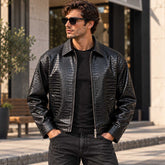 Men’s Black Croc Embossed Cowhide Leather Jacket
Black Croc Embossed Leather Boxy Jacket for Men
Men’s Black Genuine Cowhide Croc Leather Jacket
Black Croc Embossed Cowhide Jacket for Men
Men’s Black Textured Cowhide Leather Jacket
Black Genuine Leather Croc Embossed Jacket