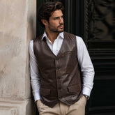 Premium 100% Sheepskin Leather Waistcoat
Vintage Rubbed Sheepskin Leather Waistcoat
Brown Sheepskin Leather Waistcoat with Satin Lining
Classic Leather Waistcoat with Button Closure
Leather Waistcoat with Chest Trim Pocket
Leather Waistcoat with Front Flap Pockets
Premium Sheepskin Leather Waistcoat with Inner Pockets
V-Neck Vintage Leather Waistcoat for Men
Leather Waistcoat with Adjustable Back Buckle
Vintage Brown Sheepskin Leather Waistcoat
Soft Sheepskin Leather Waistcoat with Satin Interior
Classic Br