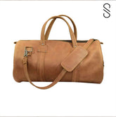 leather duffle bag
