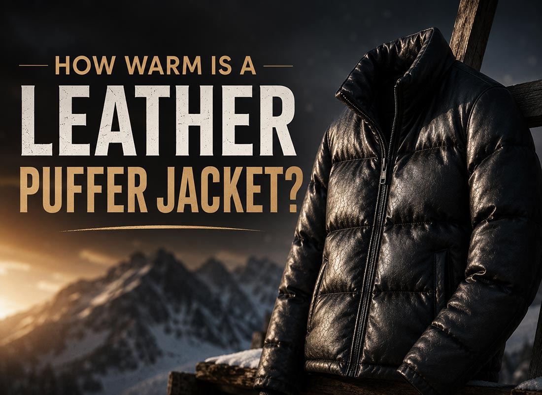 How Warm Is a Leather Puffer Jacket?