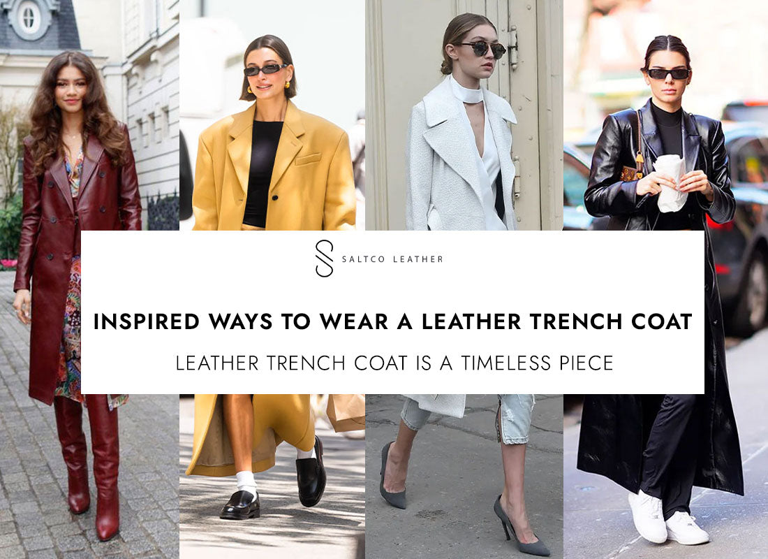 10 Celebrity-Inspired Ways to Wear a Leather Trench Coat