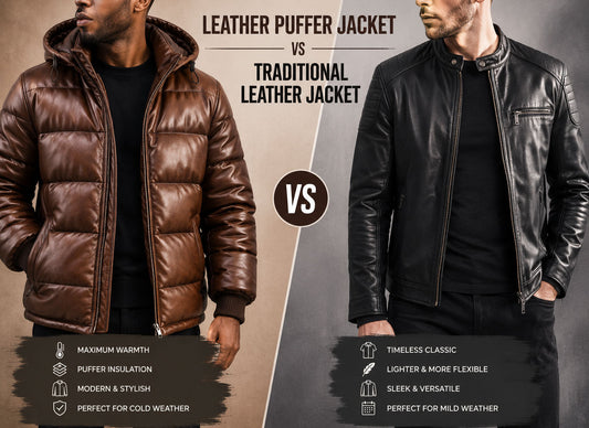 Leather Puffer Jacket vs Traditional Leather Jacket: Which Should You Buy in 2026?