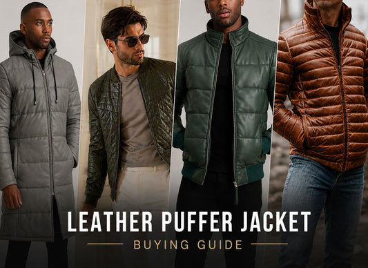 Leather Puffer Jacket Buying Guide: The Warmest Trend in Outerwear Right Now