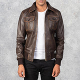 Ionic Black Leather Jacket