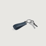 Arlen Blue Leather Keychain