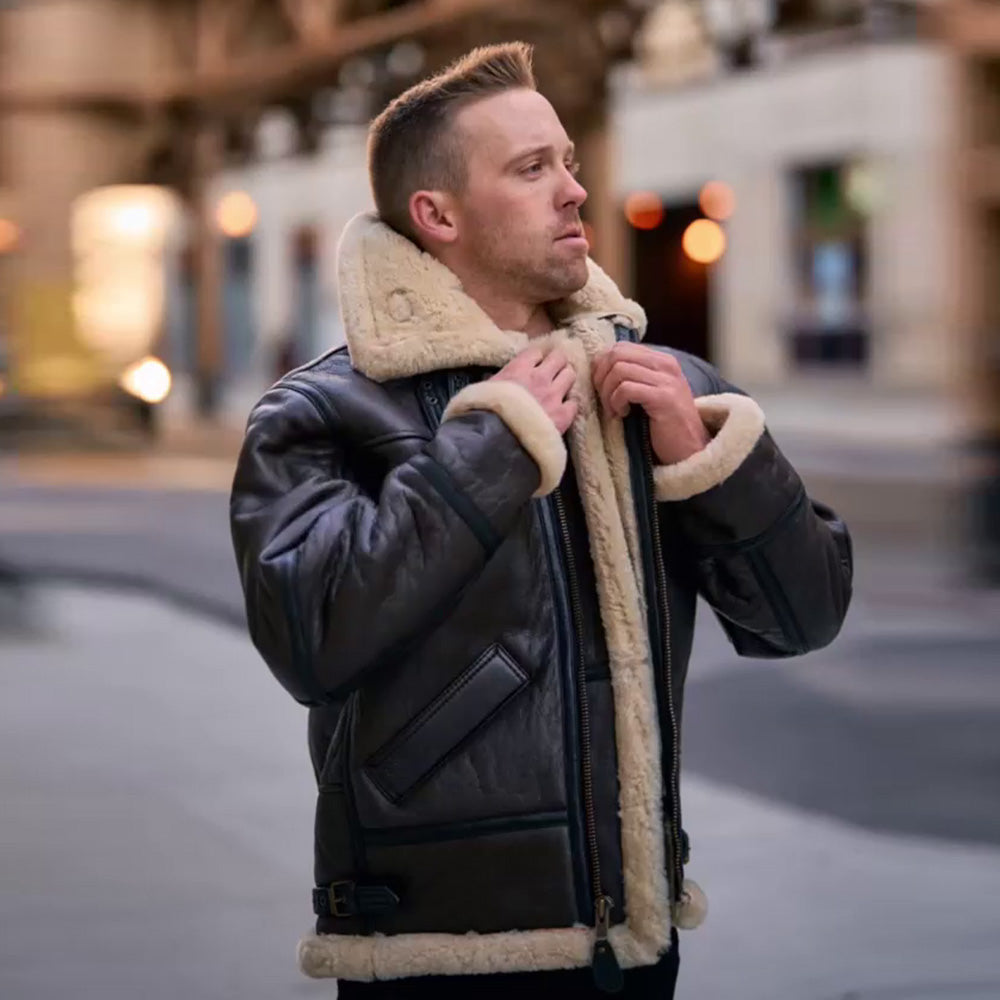 B3 Bomber Jacket SaltCo Real Shearling B3 Bomber Jacket Winter