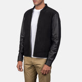 Blain Elite Black Hybrid Bomber Jacket