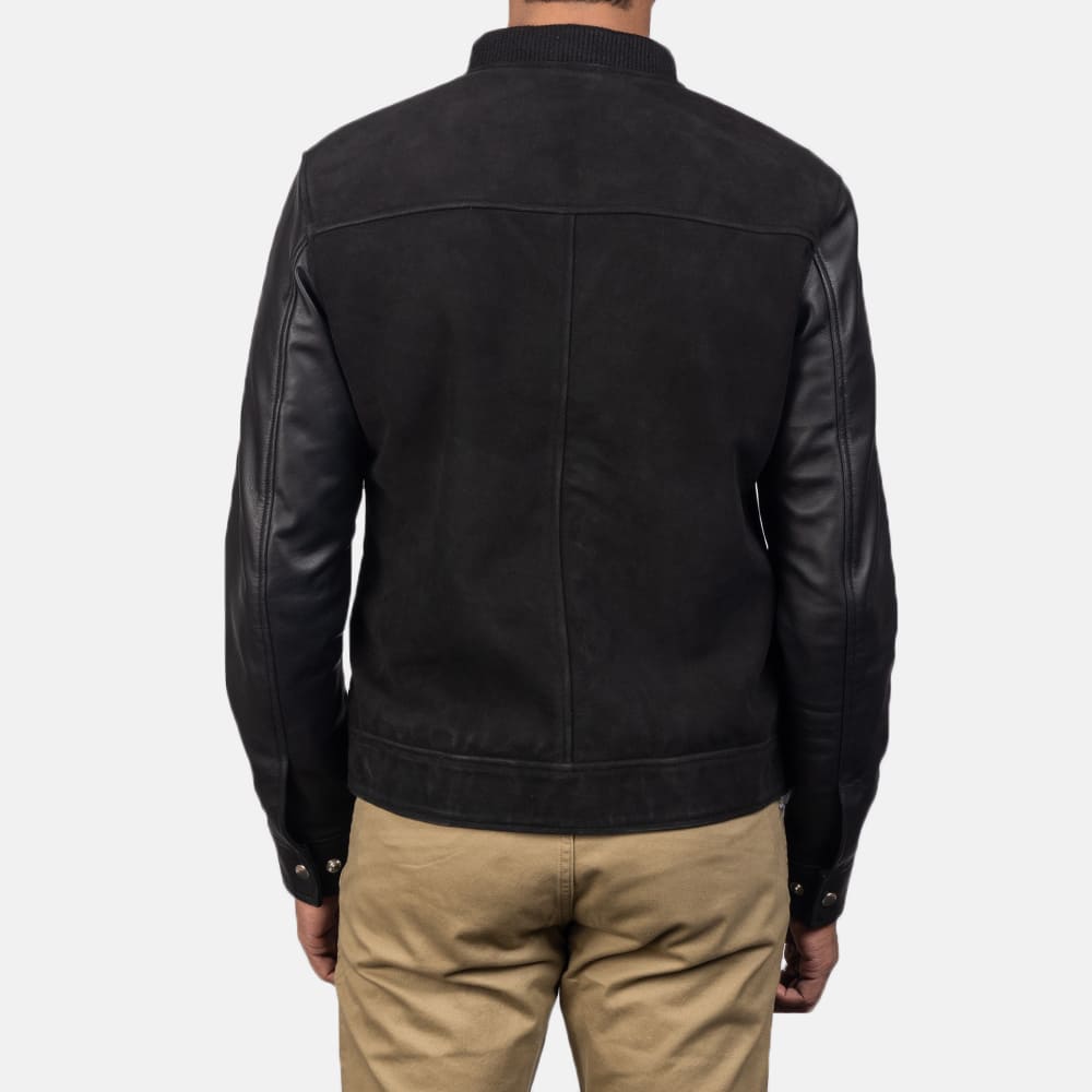 Blain Elite Black Hybrid Bomber Jacket