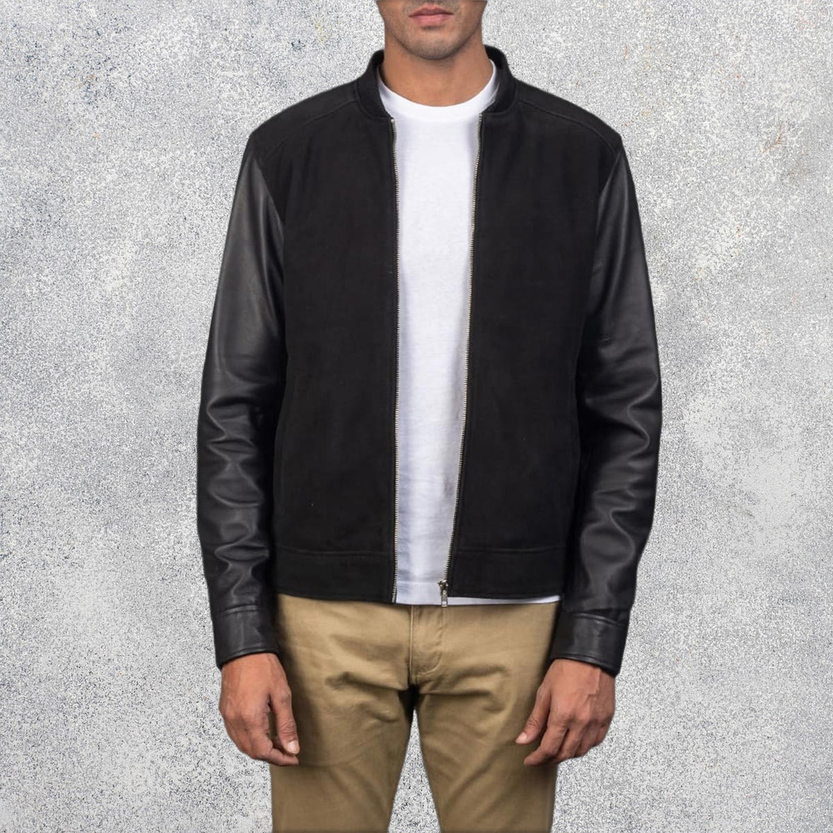 Blain Elite Black Hybrid Bomber Jacket