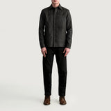 Bronco Tumbled Brown Leather Shirt