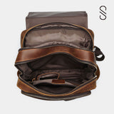 Leather Backpack | Handmade Full-Grain Vintage Backpack for Men & Women – Saltco Leather