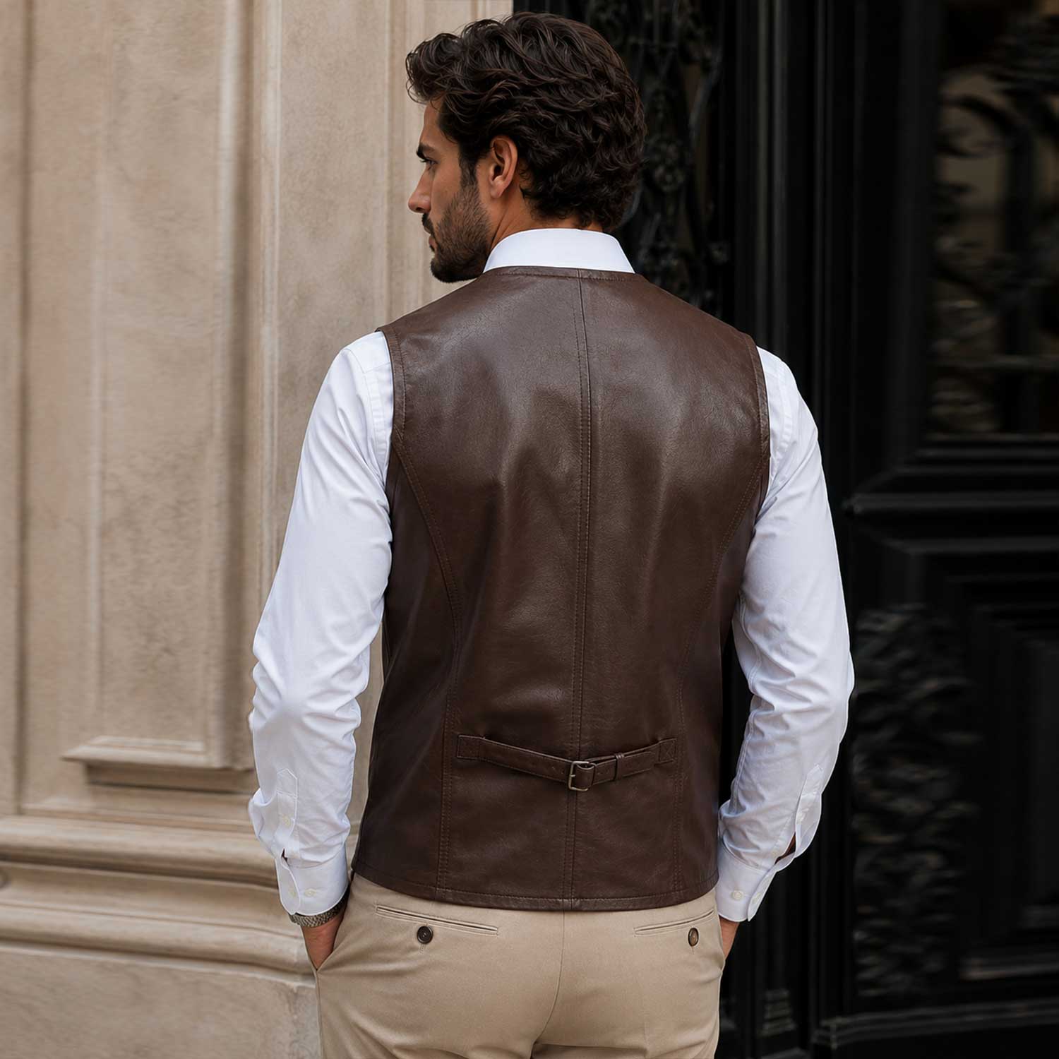 Premium 100% Sheepskin Leather Waistcoat
Vintage Rubbed Sheepskin Leather Waistcoat
Brown Sheepskin Leather Waistcoat with Satin Lining
Classic Leather Waistcoat with Button Closure
Leather Waistcoat with Chest Trim Pocket
Leather Waistcoat with Front Flap Pockets
Premium Sheepskin Leather Waistcoat with Inner Pockets
V-Neck Vintage Leather Waistcoat for Men
Leather Waistcoat with Adjustable Back Buckle
Vintage Brown Sheepskin Leather Waistcoat
Soft Sheepskin Leather Waistcoat with Satin Interior
Classic Br