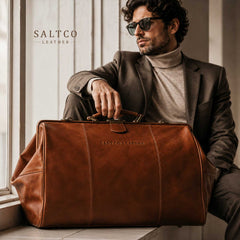 Crafted For Every Journey
Luxury Leather Travel Companion
Spacious Weekend Travel Capacity
Premium Wax Pull Up Leather
Wide Opening Travel Design
Built For Business Travel
Padded Laptop Protection
Smart Interior Organization
Premium Antique Hardware
Comfortable Leather Handle
Adjustable Shoulder Strap
Rear Quick Access Pocket
Secure Bracket Frame Lock
Handcrafted Heritage Quality
Built To Last Years