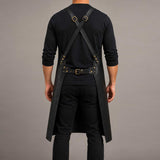 Cross Back Leather Apron | Leather Apron | Full Grain Leather Apron | Genuine Leather Apron | Black Leather Apron | Handmade Leather Apron | Work Apron | Workshop Apron | Craftsman Apron | Woodworking Apron | BBQ Leather Apron | Grilling Apron | Blacksmith Apron | Chef Leather Apron | Barista Leather Apron | Pottery Apron | Ceramics Apron | Gardening Apron | Adjustable Leather Apron | Heavy Duty Leather Apron | Professional Leather Apron | Leather Shop Apron | Leather Welding Apron | Leather Cooking Apron |