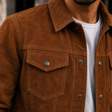 Crafted For Everyday Style
Modern Luxury Trucker Jacket
Premium Goat Suede Leather
Timeless Heritage Design
Classic Front View
Signature Back Profile
Precision Chest Pocket Craftsmanship
Premium Suede Texture
Tailored Shoulder Construction
Refined Snap Button Details
Luxury Collar Finish
Everyday Comfort Fit
Built To Last
Soft Matte Suede Finish
Handcrafted Premium Quality