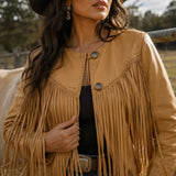 fringe leather coat
leather duster
western jacket
cowgirl coat
sheep leather
fringe jacket
western fashion
boho leather
ranch style
country outfit
gift for her
long leather coat
luxury jacket