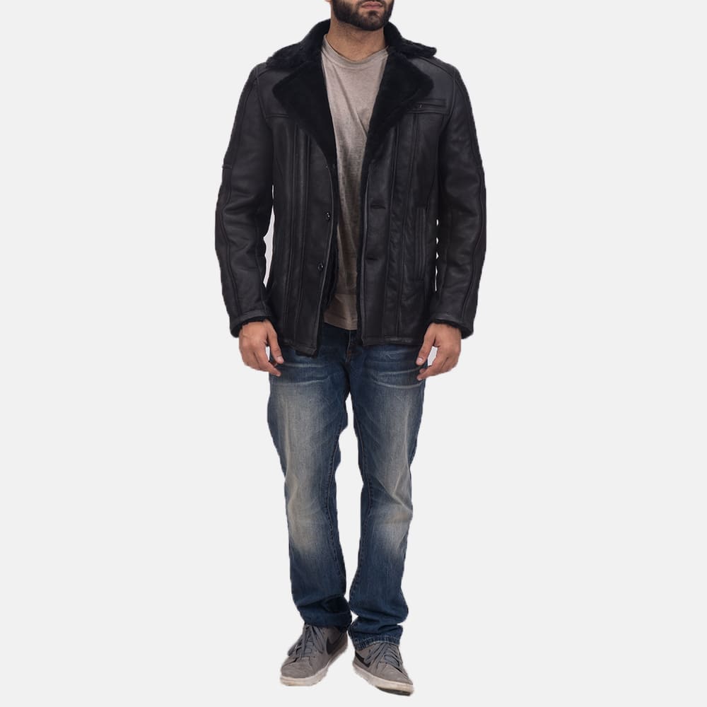 Caldwell Men's Double Face Shearling Coat