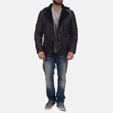 Caldwell Men's Double Face Shearling Coat