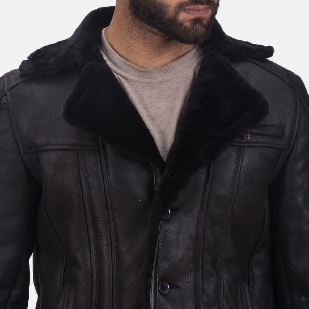 Caldwell Men's Double Face Shearling Coat