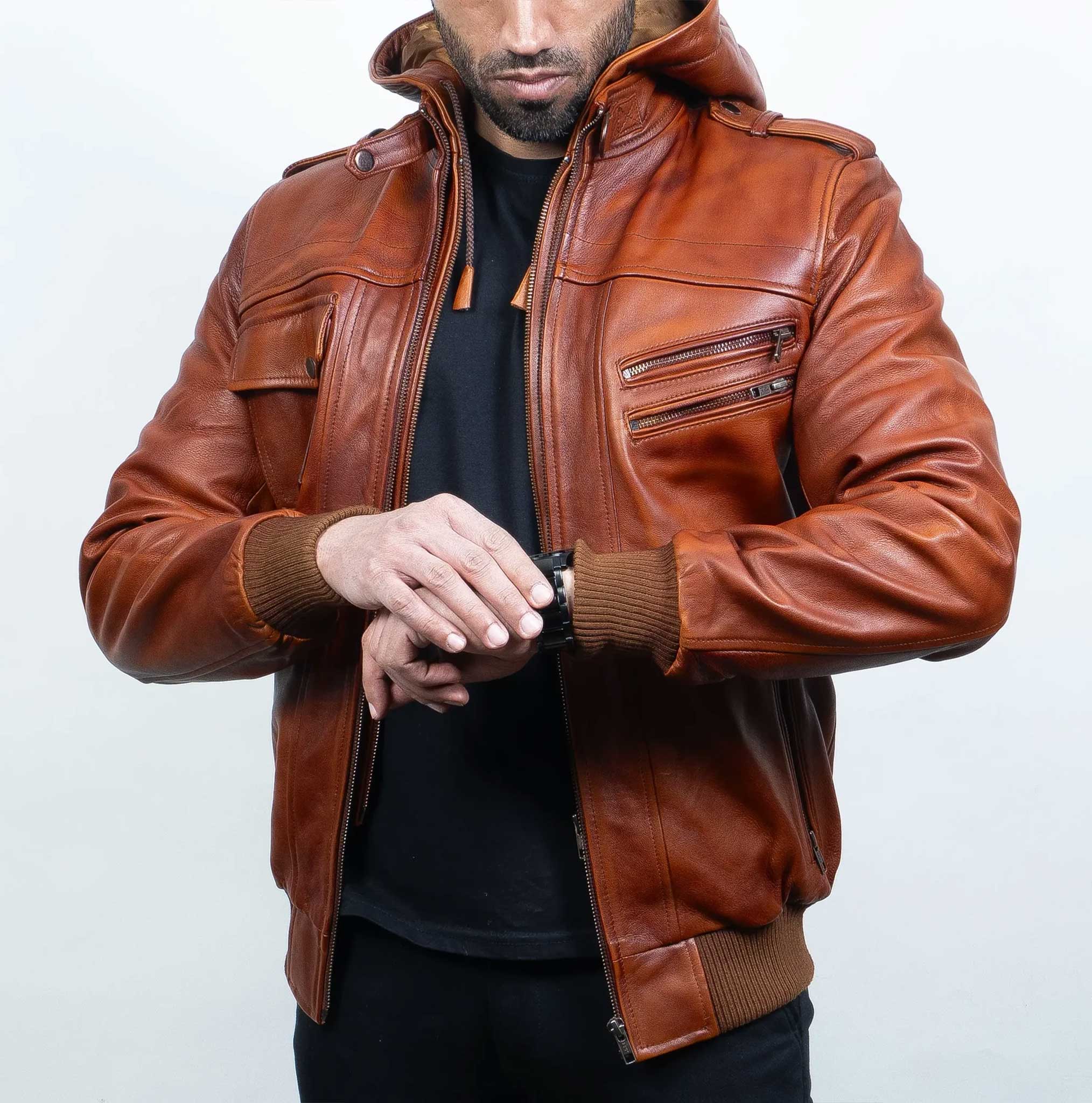 genuine leather jacket
