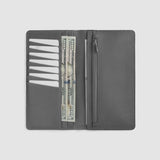 Greyson Grey Leather Long Wallet