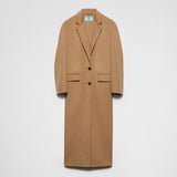 Hailey Bieber Luxe Long Leather Coat by Saltco Leather