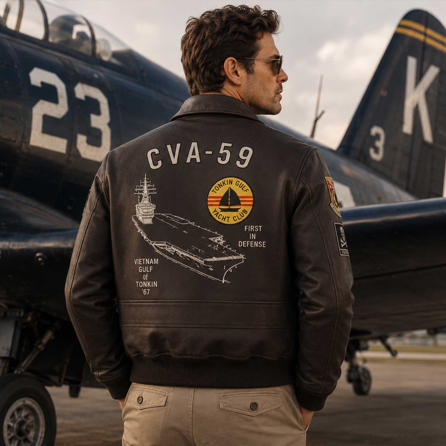 Hand-Painted Vintage Vietnam Military Flight Jacket
Vintage Hand-Painted Vietnam Aviator Leather Jacket
Hand-Painted Vintage Military Leather Flight Jacket
Vintage Vietnam Aviator Leather Flight Jacket
Hand-Painted Vintage Military Aviator Jacket
Vintage Hand-Painted Military Leather Jacket
Vintage Vietnam Military Aviator Leather Jacket