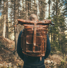 travel leather bag