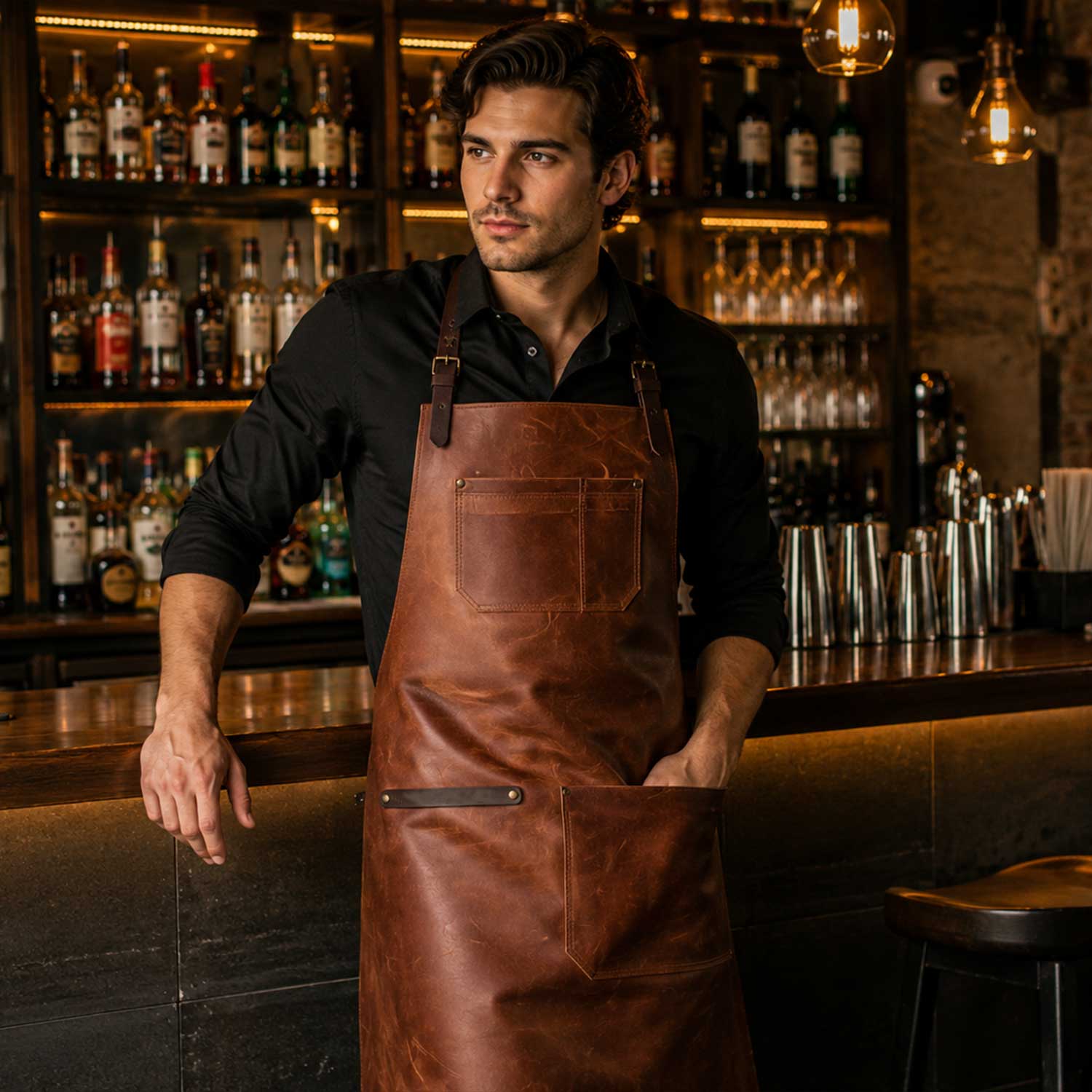 Premium Full Grain Leather Bartender Apron for Men | SaltCo Leather
Handmade Leather Work Apron for Craftsmen | SaltCo Leather
Black Leather Barber Apron with Adjustable Straps
Professional Woodworking Leather Apron for Carpenters
Men's Genuine Leather Chef Apron for Professional Kitchens
Heavy Duty Leather Metalworking Apron for Blacksmiths
Vintage Brown Leather Apron for Bartenders and Mixologists
Full Grain Leather Workshop Apron for Woodworkers
Premium Men's Leather Apron with Utility Pockets
Luxury Lea
