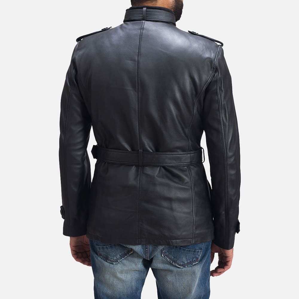 Strider Black Men's Leather Jacket