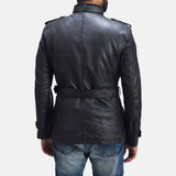 Strider Black Men's Leather Jacket