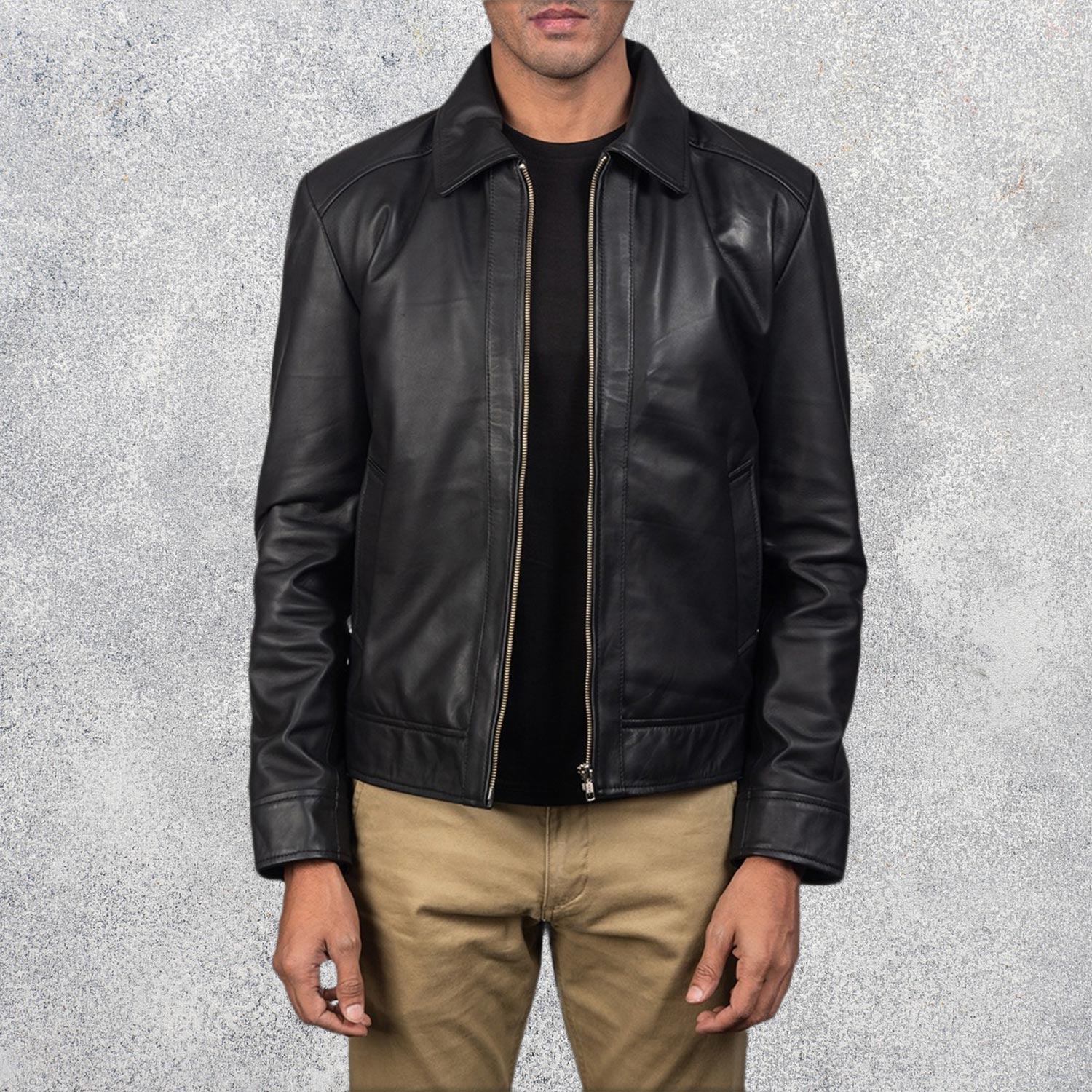 Inferno Black Leather Jacket