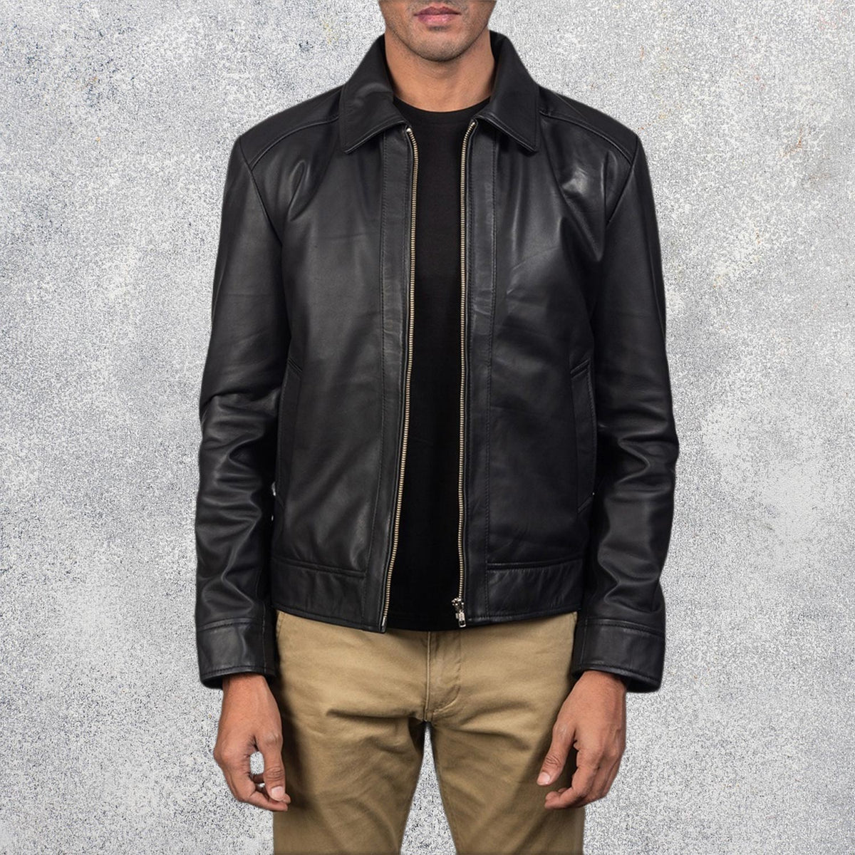 Inferno Black Leather Jacket