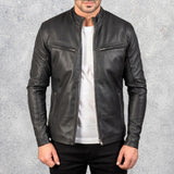 Ionic Black Leather Jacket