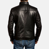 Maverick Black Men's Leather Biker Jacket