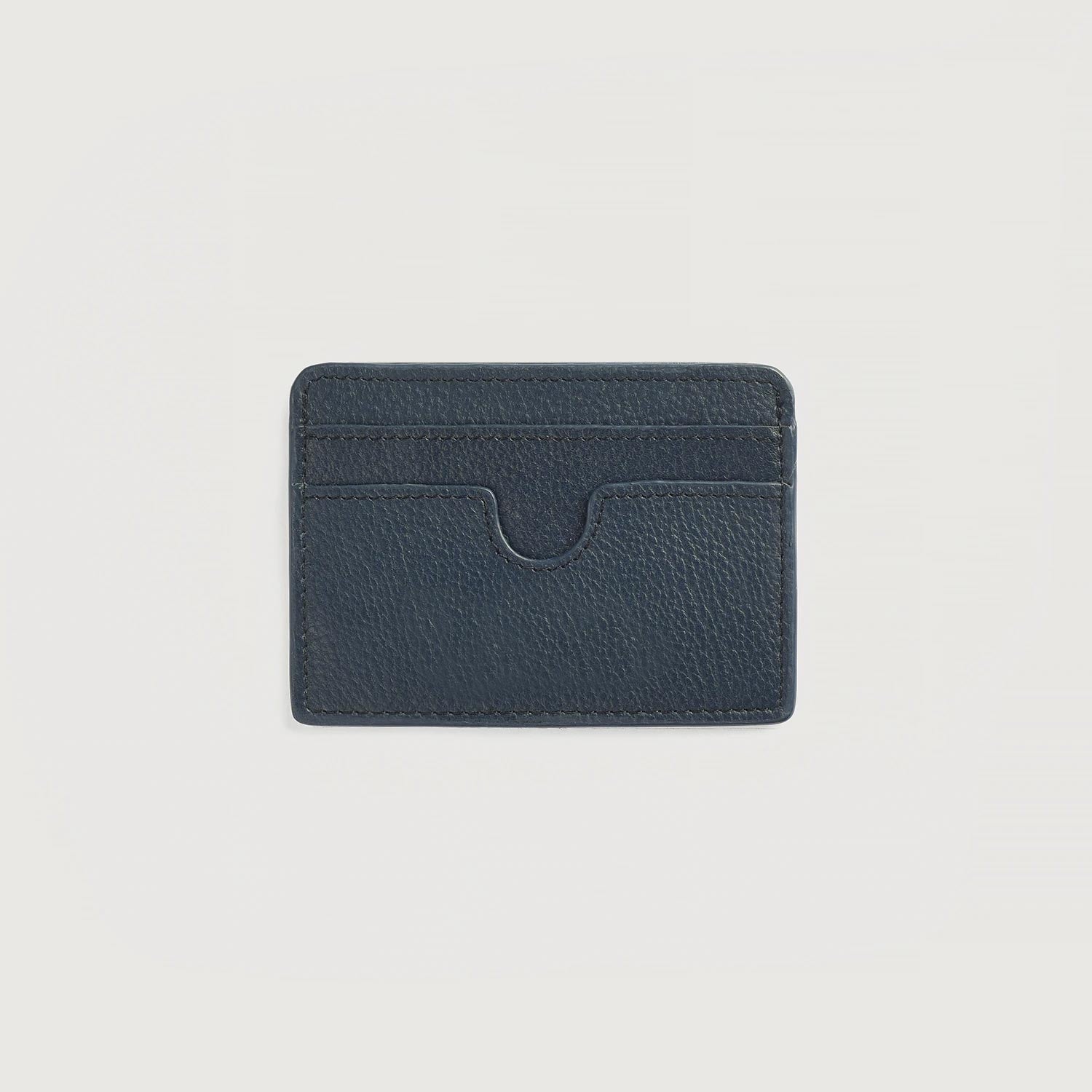 Kai Blue Leather Card Holder