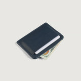 Kai Blue Leather Card Holder