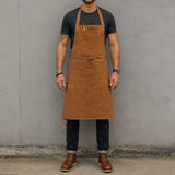 Premium Leather Apron Neck Strap for Woodworking