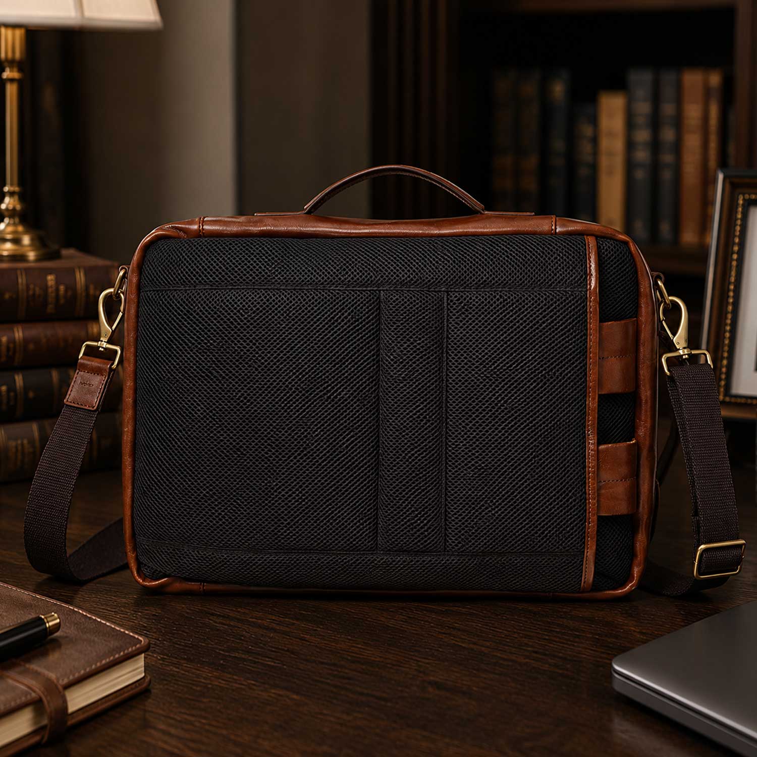 Leather Convertible Backpack