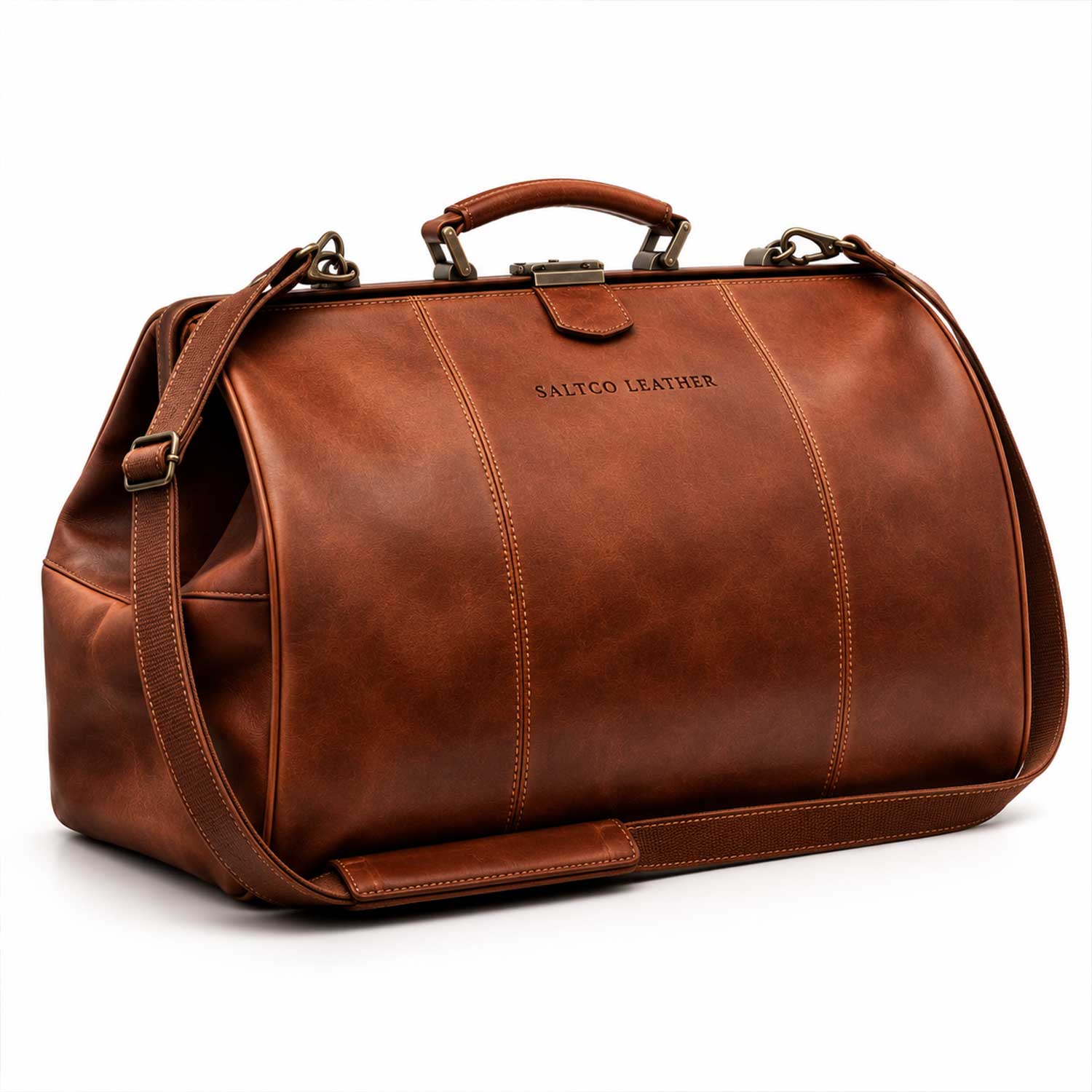 Crafted For Every Journey
Luxury Leather Travel Companion
Spacious Weekend Travel Capacity
Premium Wax Pull Up Leather
Wide Opening Travel Design
Built For Business Travel
Padded Laptop Protection
Smart Interior Organization
Premium Antique Hardware
Comfortable Leather Handle
Adjustable Shoulder Strap
Rear Quick Access Pocket
Secure Bracket Frame Lock
Handcrafted Heritage Quality
Built To Last Years