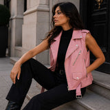 Pink Vest
Moto Vest
Biker Vest
Lambskin
Full Grain
Leather Vest
Cropped Vest
Sleeveless
Pink Leather
Womens Vest
Moto Style
Handmade
YKK Zipper
Streetwear
Casual Wear
Luxury Vest
Fashion Vest
Gift Women
SaltCo
Leather
