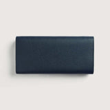 Maverick Blue Leather Continental Wallet