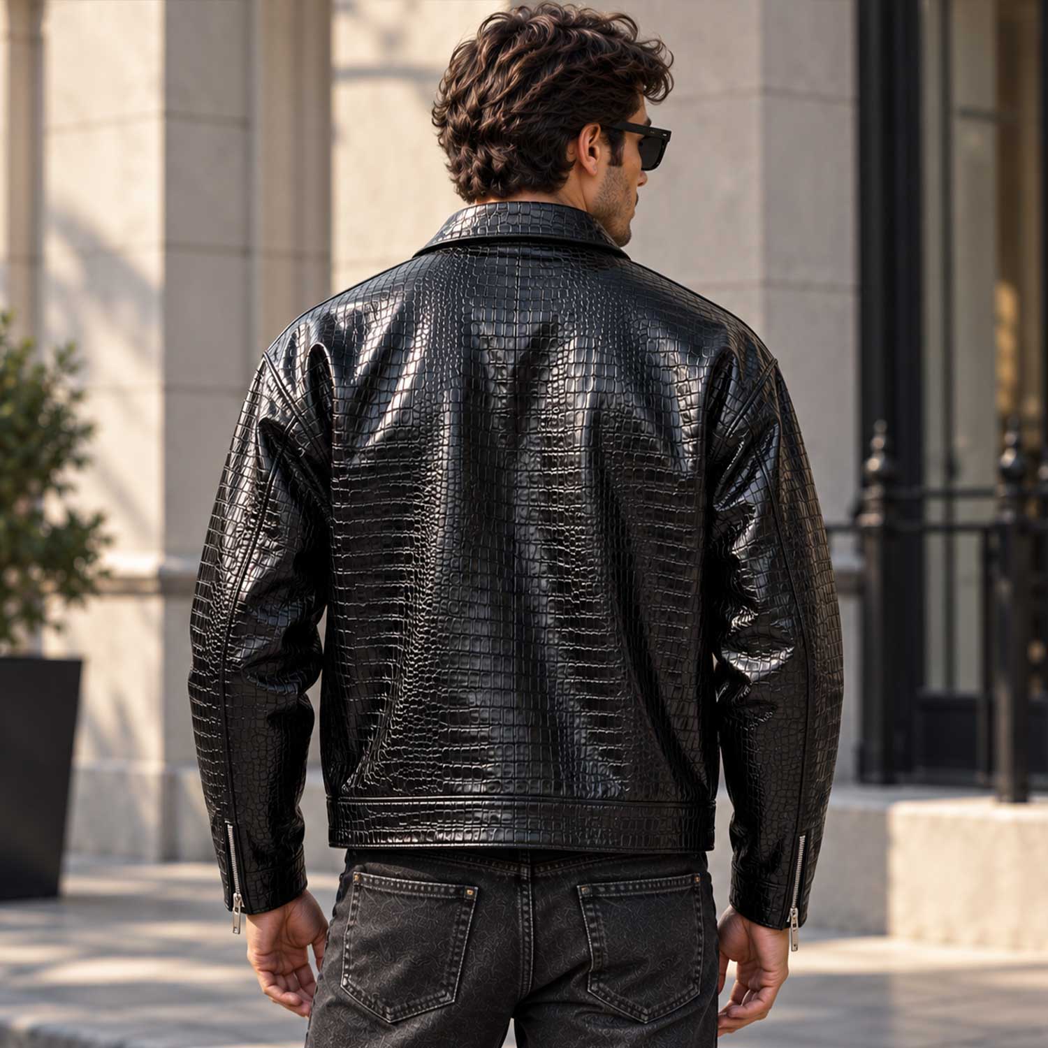Men’s Black Croc Embossed Cowhide Leather Jacket
Black Croc Embossed Leather Boxy Jacket for Men
Men’s Black Genuine Cowhide Croc Leather Jacket
Black Croc Embossed Cowhide Jacket for Men
Men’s Black Textured Cowhide Leather Jacket
Black Genuine Leather Croc Embossed Jacket