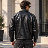 Men’s Black Croc Embossed Cowhide Leather Jacket
Black Croc Embossed Leather Boxy Jacket for Men
Men’s Black Genuine Cowhide Croc Leather Jacket
Black Croc Embossed Cowhide Jacket for Men
Men’s Black Textured Cowhide Leather Jacket
Black Genuine Leather Croc Embossed Jacket