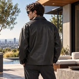 Men’s Black Sheepskin Leather Chore Jacket
Black Genuine Leather Chore Jacket for Men
Men’s Black Leather Four Pocket Chore Jacket
Black Sheepskin Leather Workwear Jacket
Men’s Genuine Leather Workwear Chore Jacket