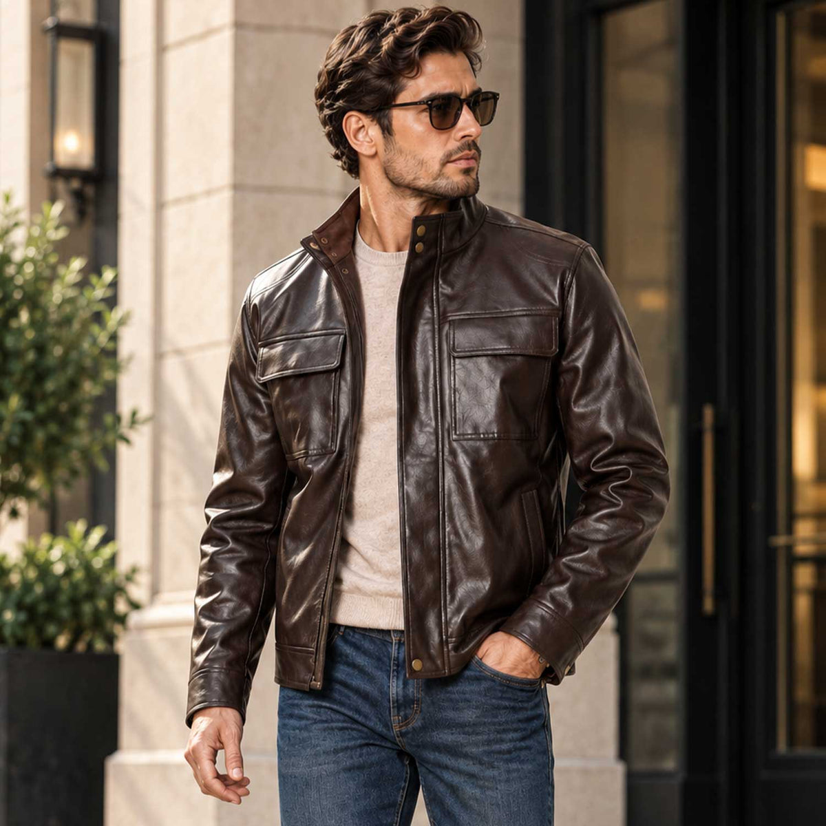 Men’s Dark Brown Sheepskin Leather Field Jacket
Dark Brown Genuine Leather Field Jacket for Men
Men’s Sheepskin Leather Stand Collar Jacket
Dark Brown Sheepskin Utility Jacket for Men
Men’s Genuine Leather Four Pocket Field Jacket
Dark Brown Leather Stand Collar Field Jacket
Men’s Dark Brown Genuine Sheepskin Jacket
Sheepskin Leather Utility Field Jacket for Men
Men’s Brown Leather Four Pocket Jacket