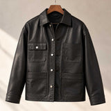 Men’s Black Sheepskin Leather Chore Jacket
Black Genuine Leather Chore Jacket for Men
Men’s Black Leather Four Pocket Chore Jacket
Black Sheepskin Leather Workwear Jacket
Men’s Genuine Leather Workwear Chore Jacket