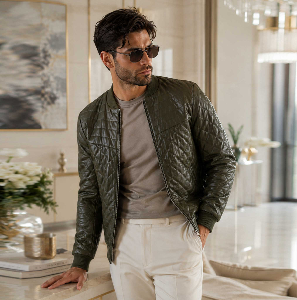 Olive-Green-Leather-
